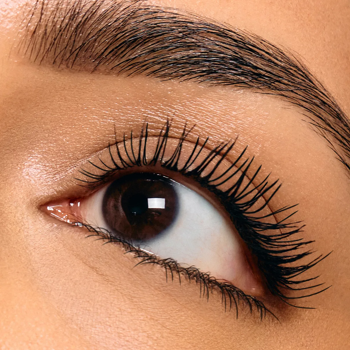 Close up of female eye with mascara