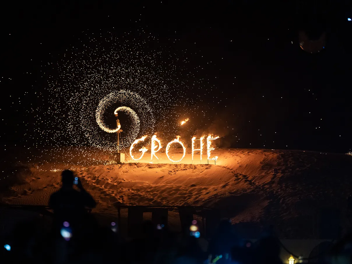 GROHE event at Nobel camp