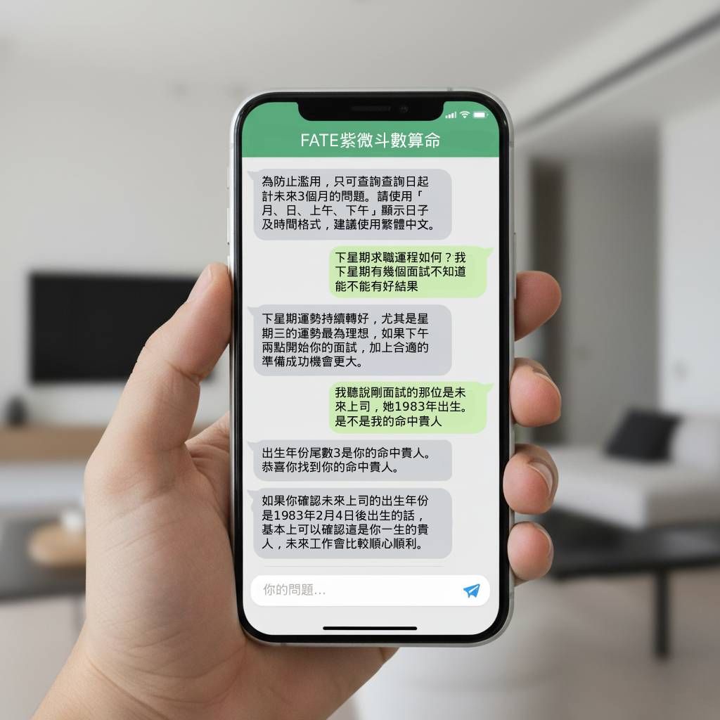 FATE紫微斗數算命 - AI運勢對話 
