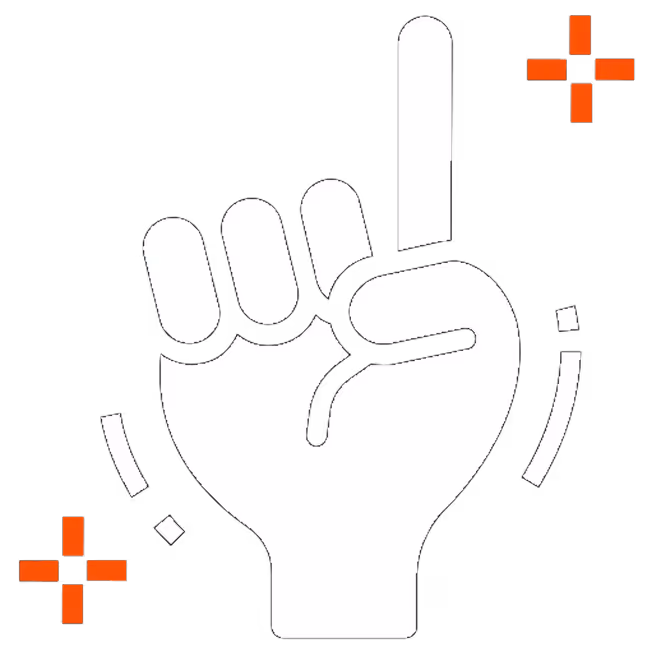 Eine Illustration einer Hand zum Thema Oberlehrer