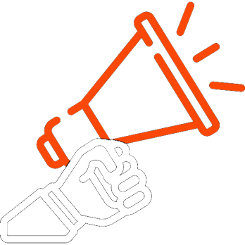 Eine Illustration eines Megaphones