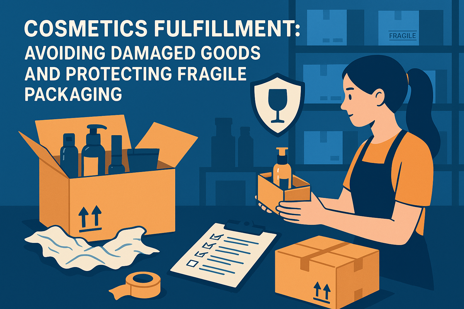 Cosmetics Fulfillment: Avoiding Damaged Goods and Protecting Fragile Packaging