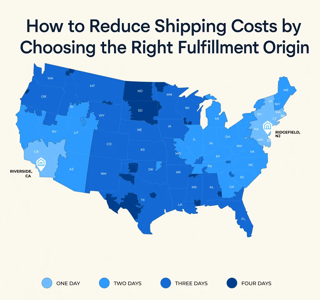 How to Reduce Shipping Costs by Choosing the Right Fulfillment Origin