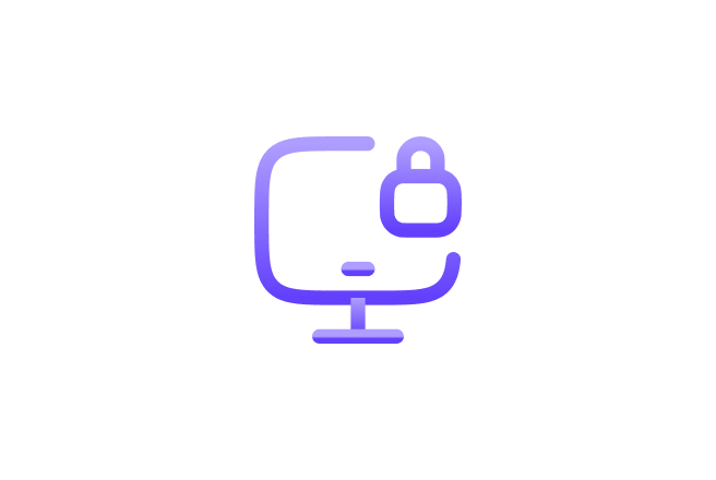 Server infrastructure, support and backup service illustration