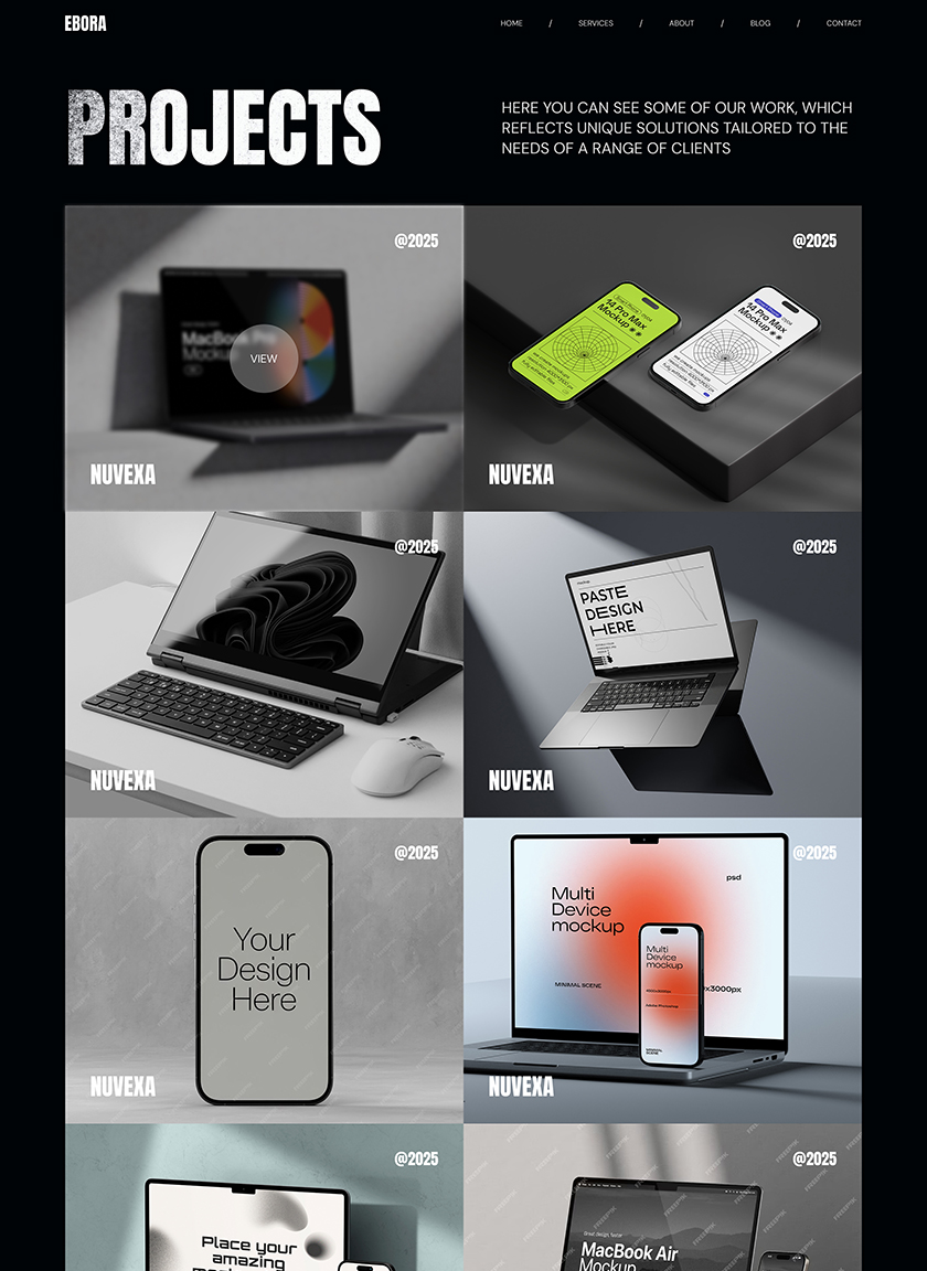 Home Page Screenshot