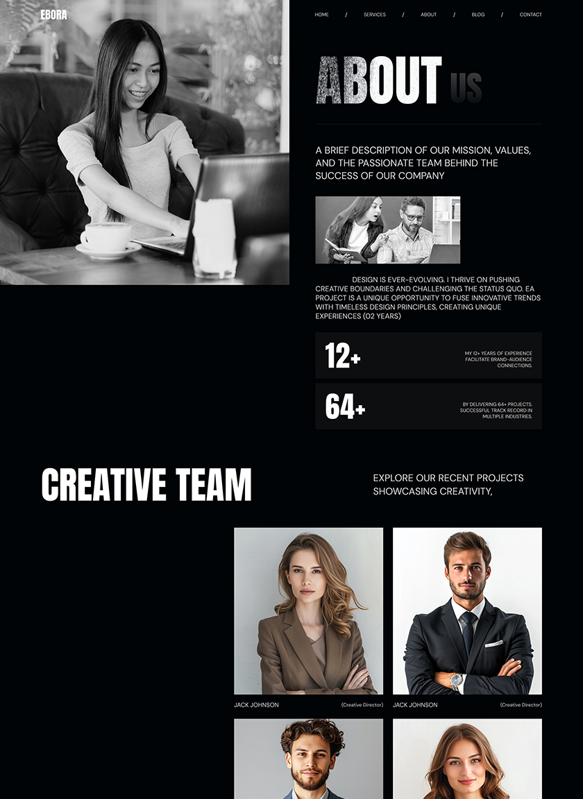 Home Page Screenshot