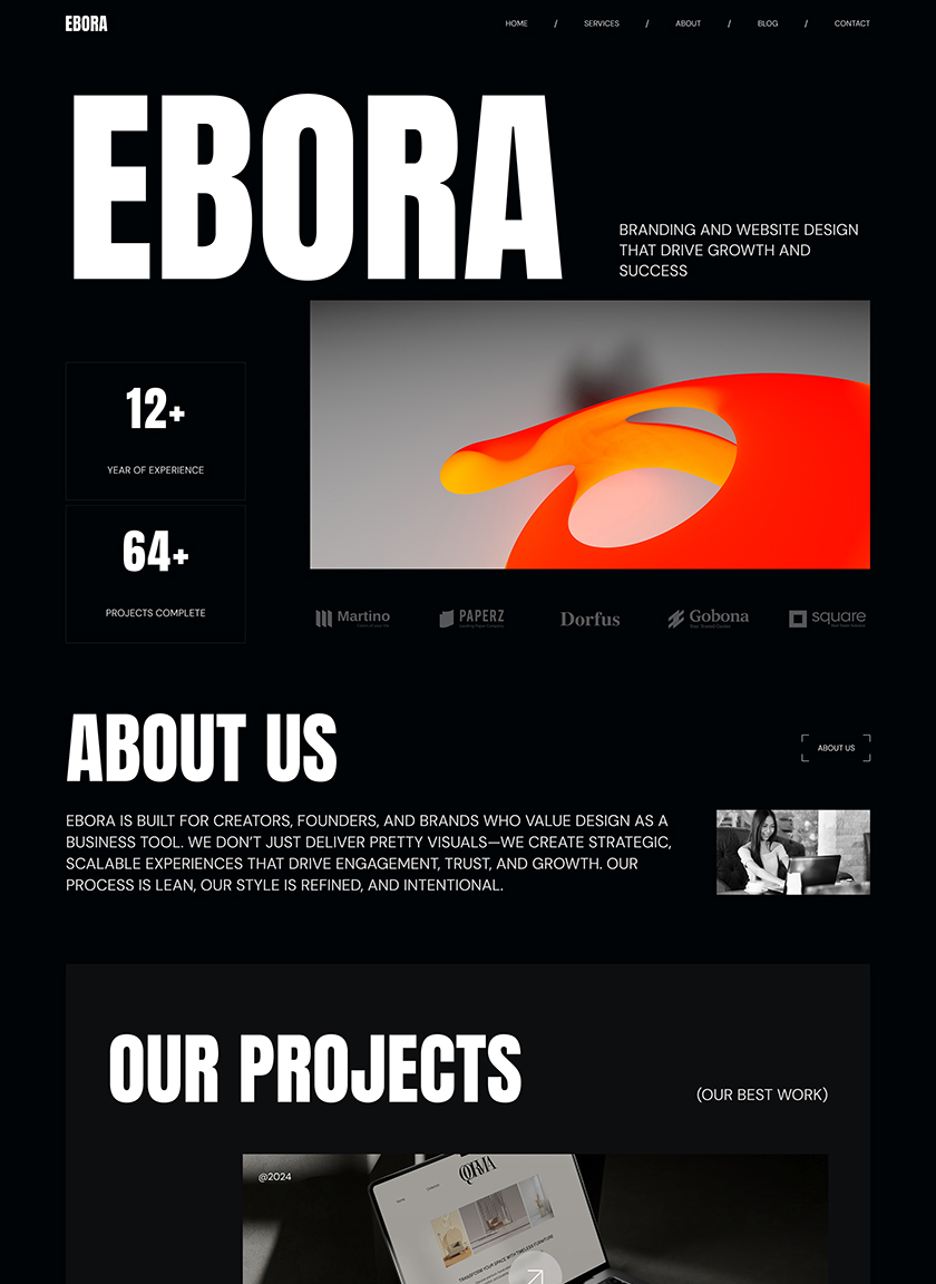 Home Page Screenshot