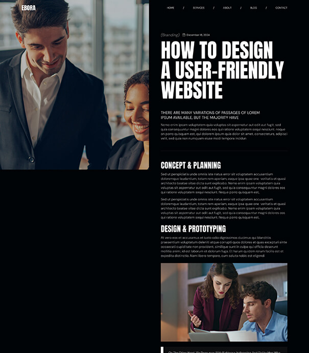 Home Page Screenshot