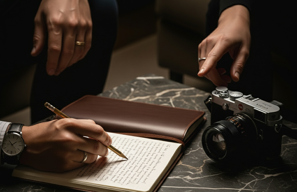 image of brainstorm session with sticky notes (for a b2b saas)