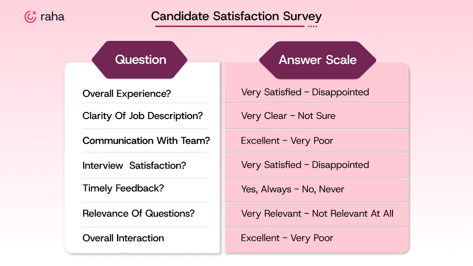 Candidate Satisfaction Survey