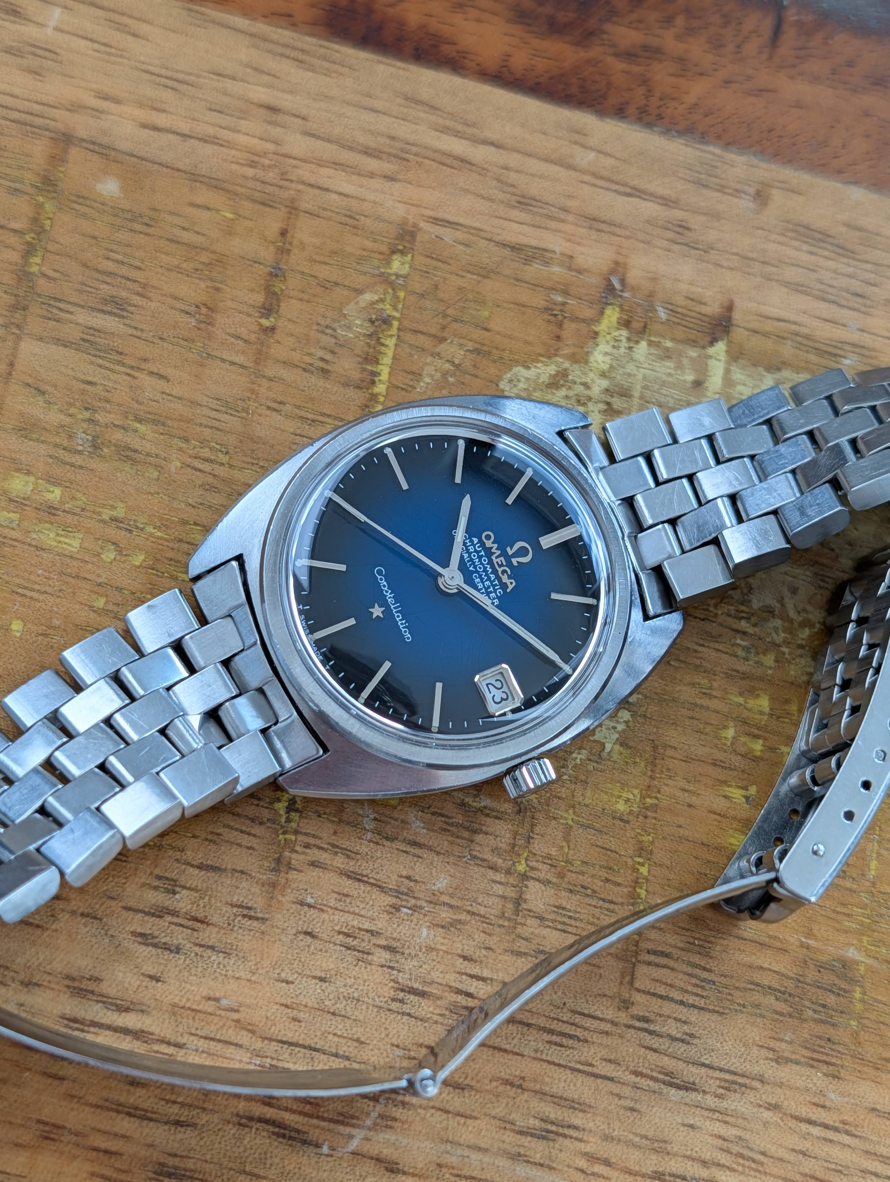 Omega Constellation 168017 super rare vignette / degrade Dial 