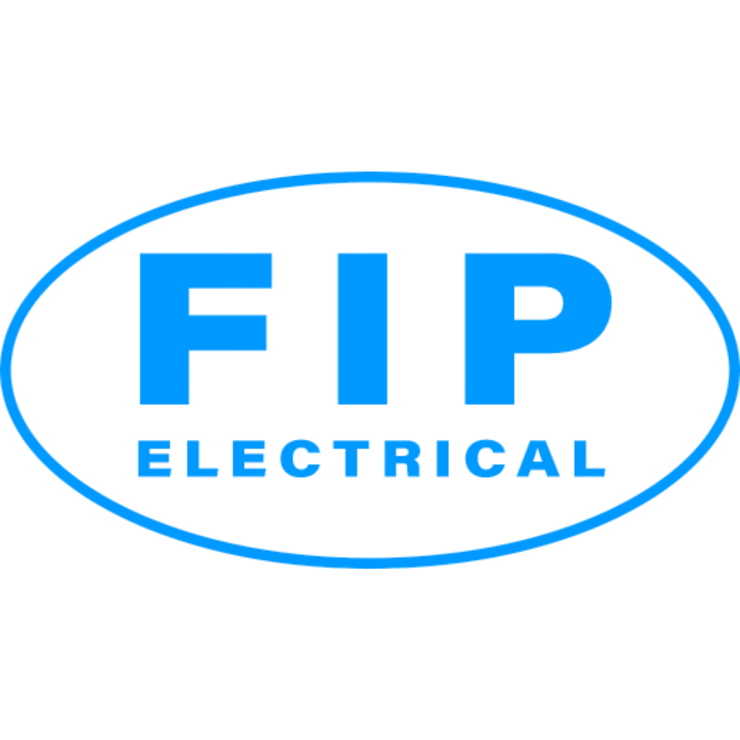 Logo with blue letters FIP above the word ELECTRICAL inside a blue oval outline.