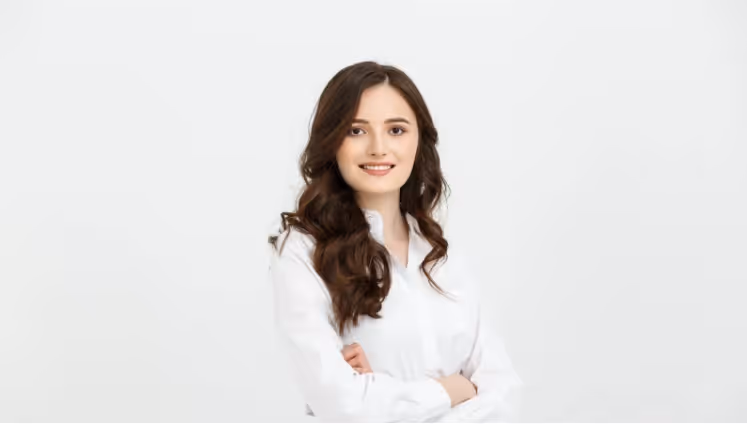 A women in white background Beyond Border