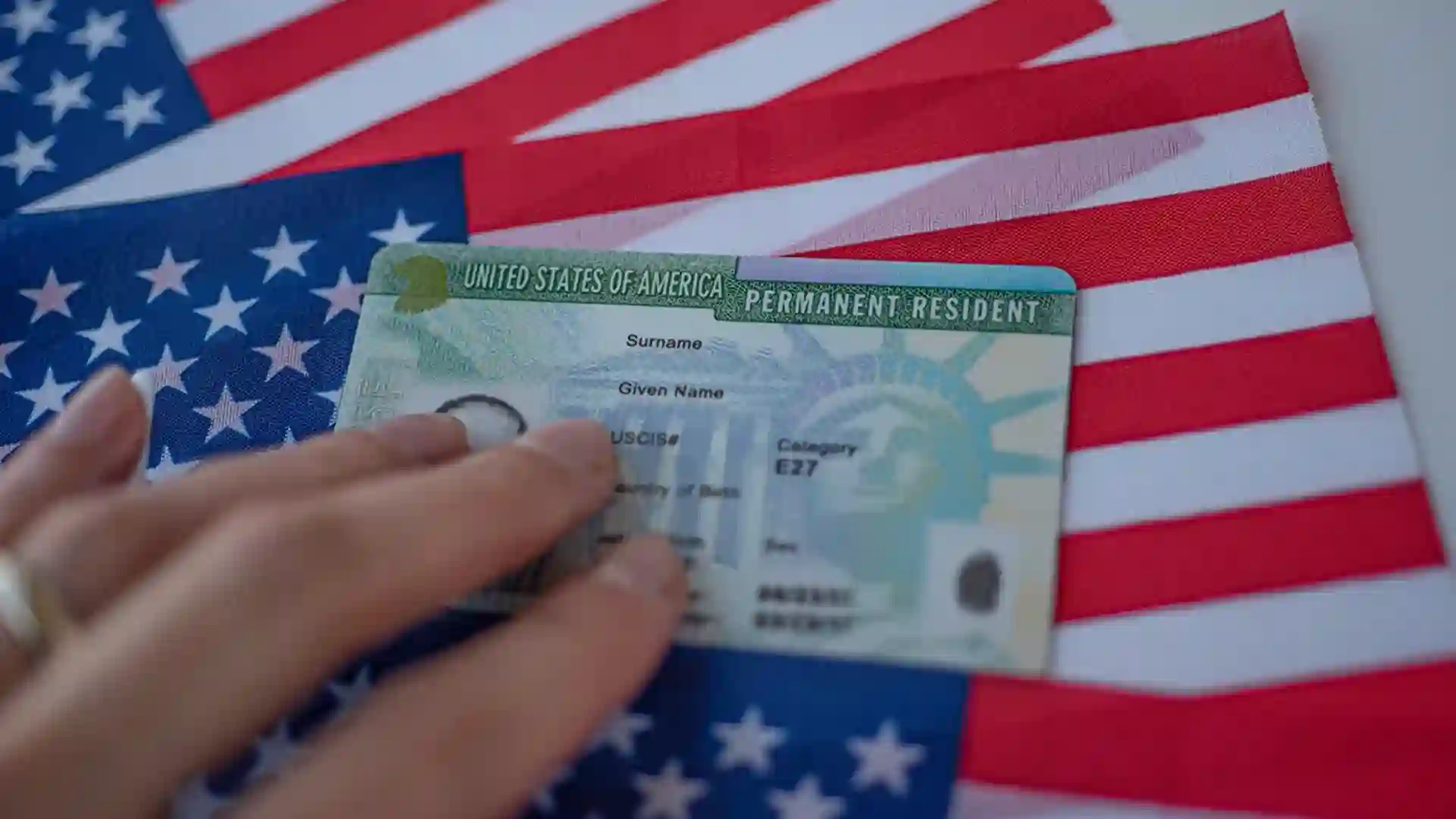 Permanent resident card close-up  Beyond Border