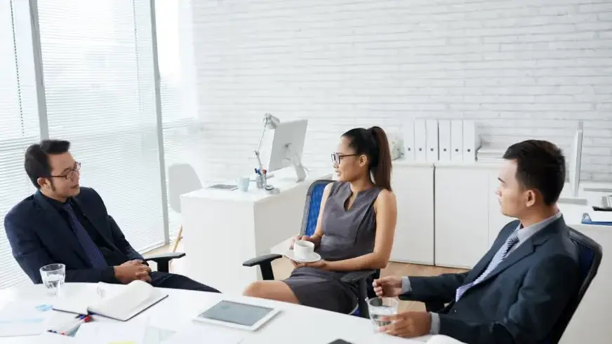 Business meeting in modern office conference room Beyond Border
