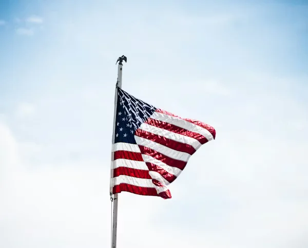 USA flag Beyond Border