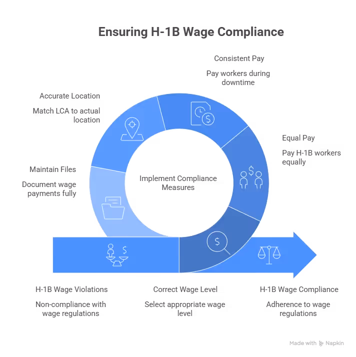 H-1B wage compliance