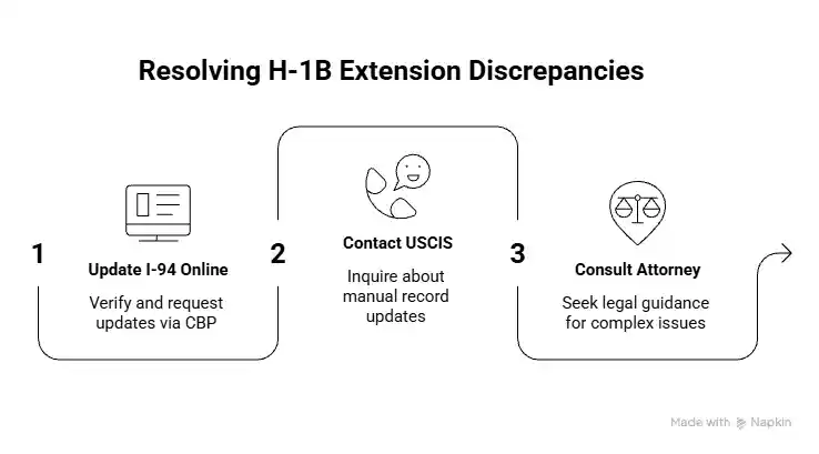 Resolving H-1B Extension Discrepancies - Beyond Border