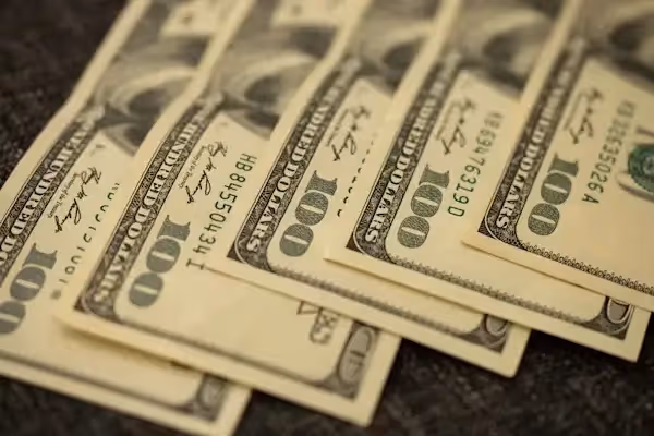 US dollar bills Beyond Border