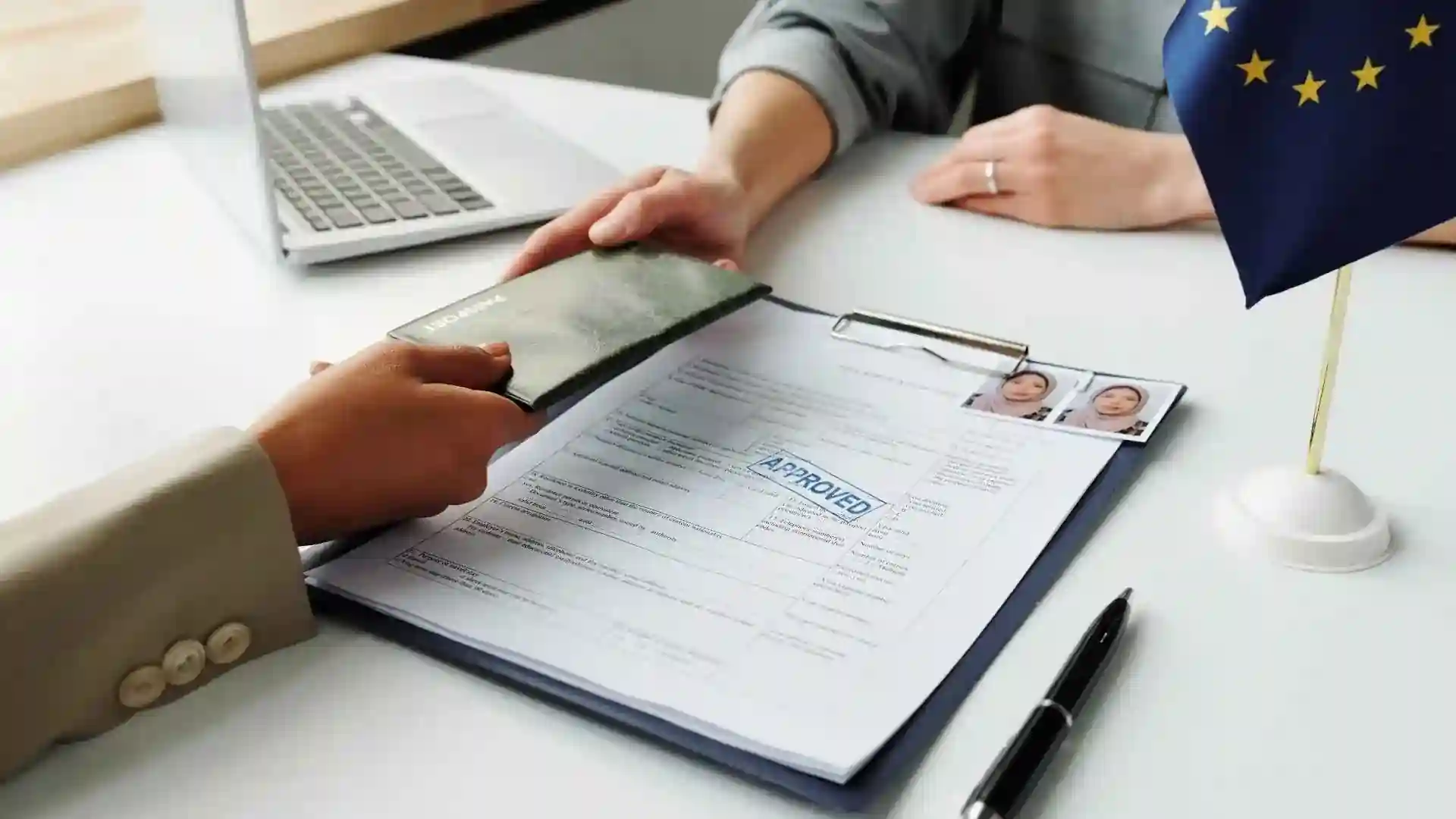 Approved visa - beyond border