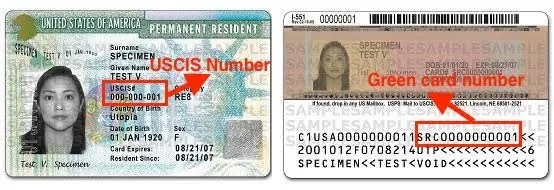 Green Card Number - Beyond Border