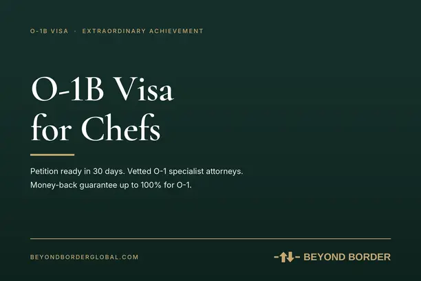 o1b visa for chefs- beyond border