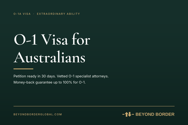 O-1 Visa for Australian Professionals in 2026: Eligibility & Requirements - Beyond Border