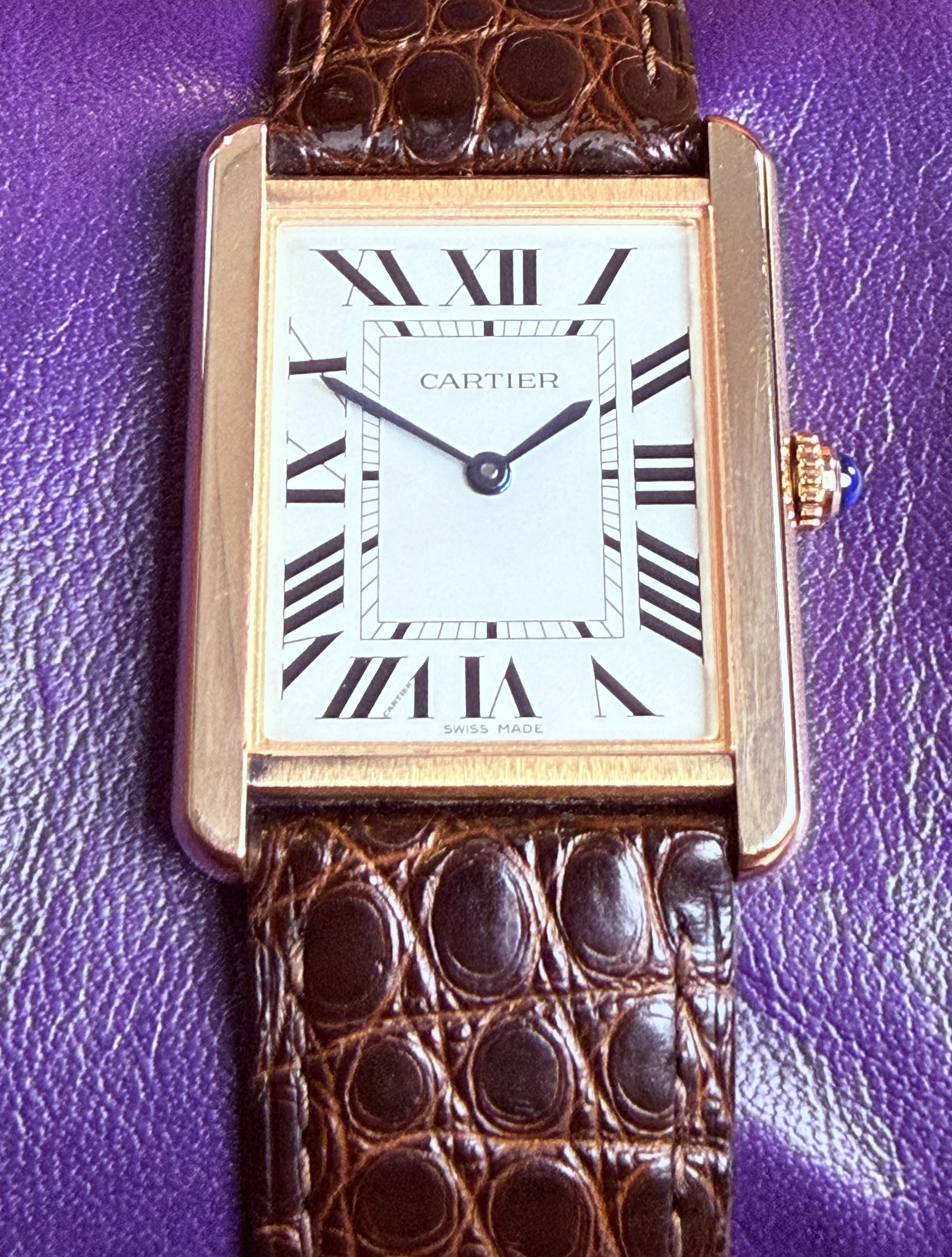 Cartier Tank Solo men size