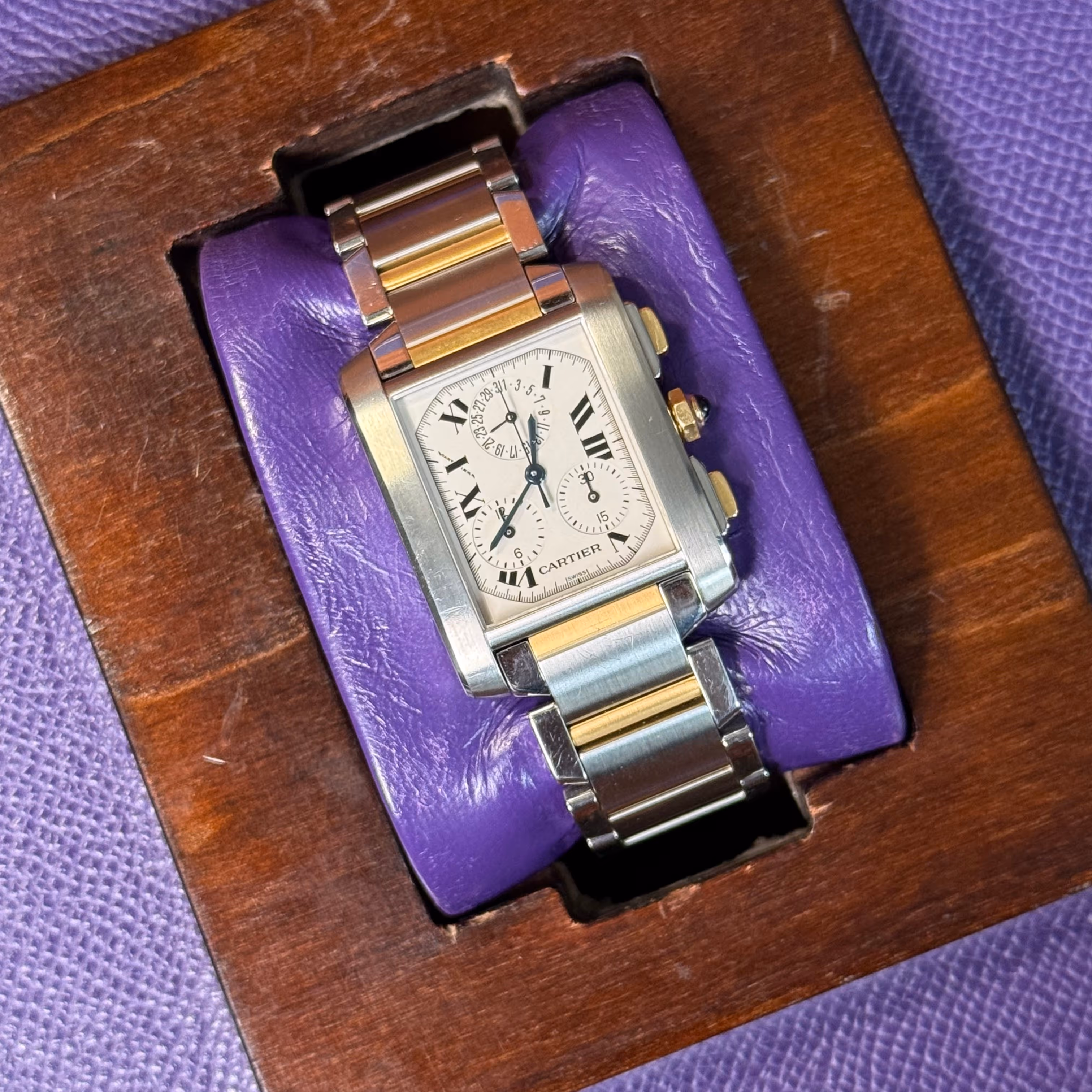 Cartier Tank Francaise Chronoflex