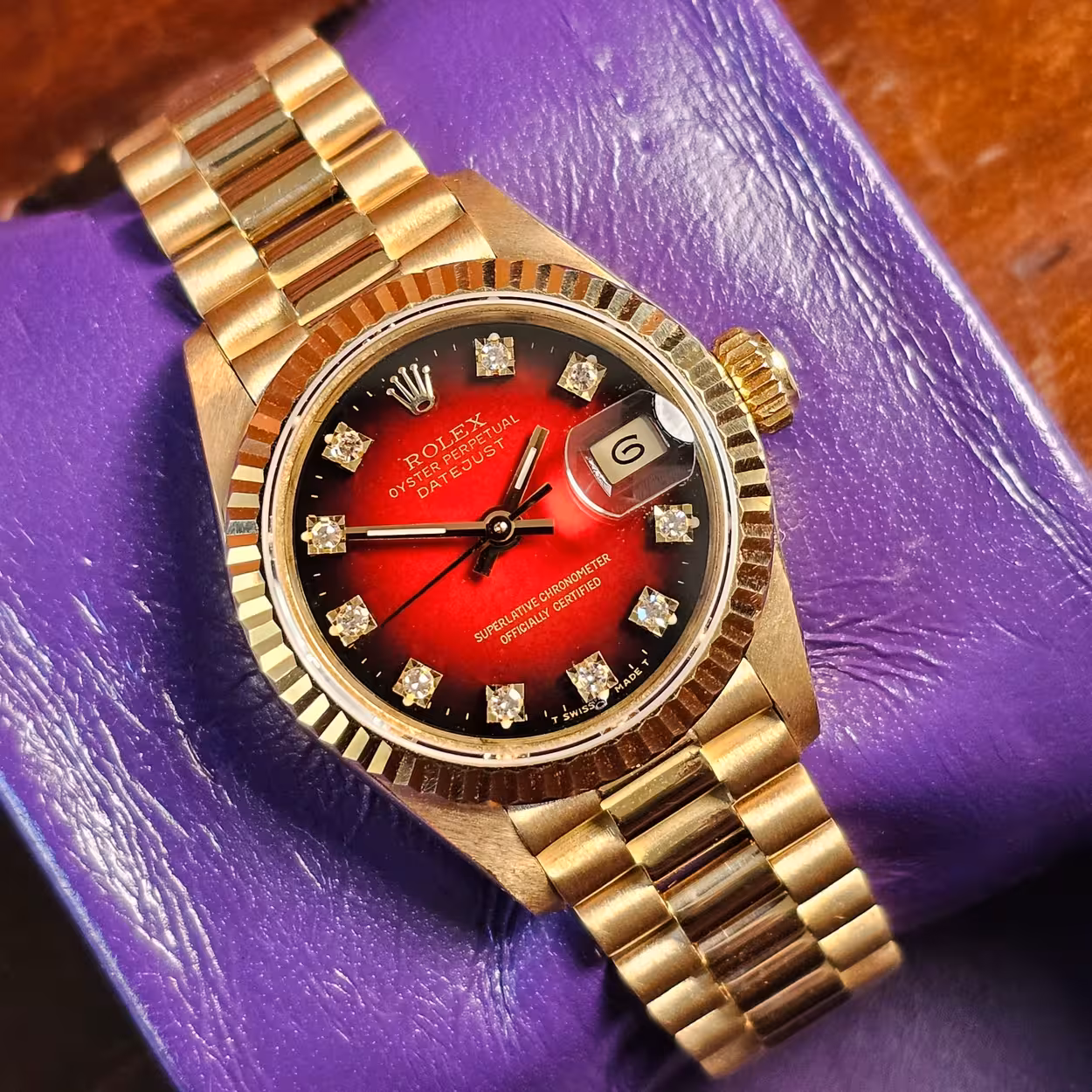 Rolex Lady Datejust 26 President 