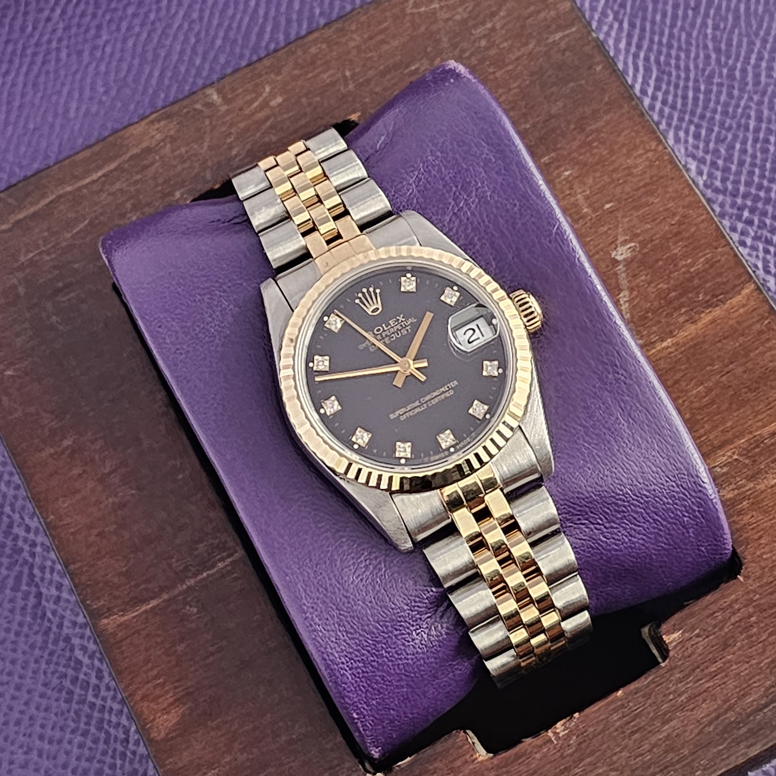 Rolex Lady-Datejust 69173 black dial