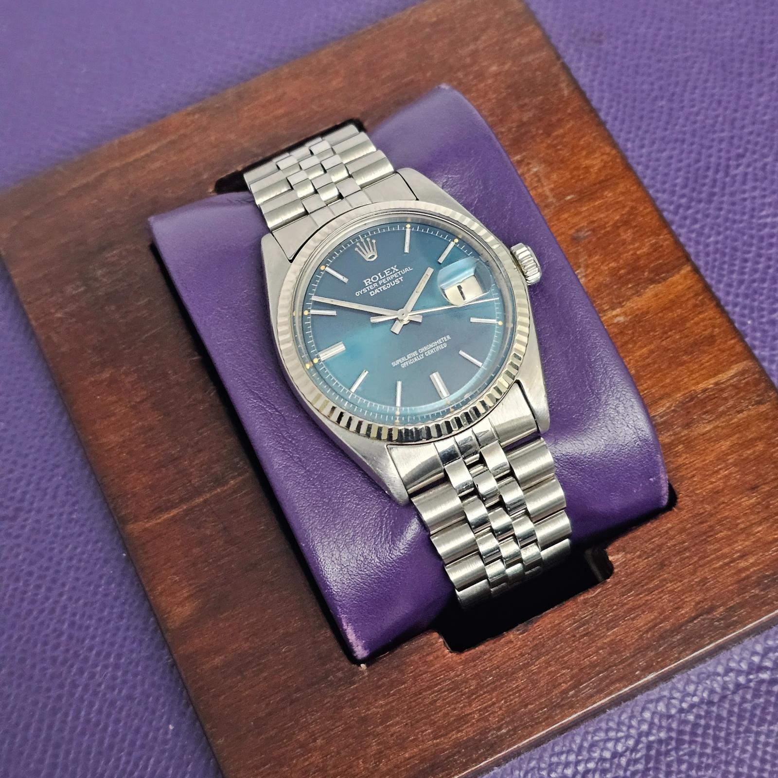 Rolex Datejust 1601 Blue