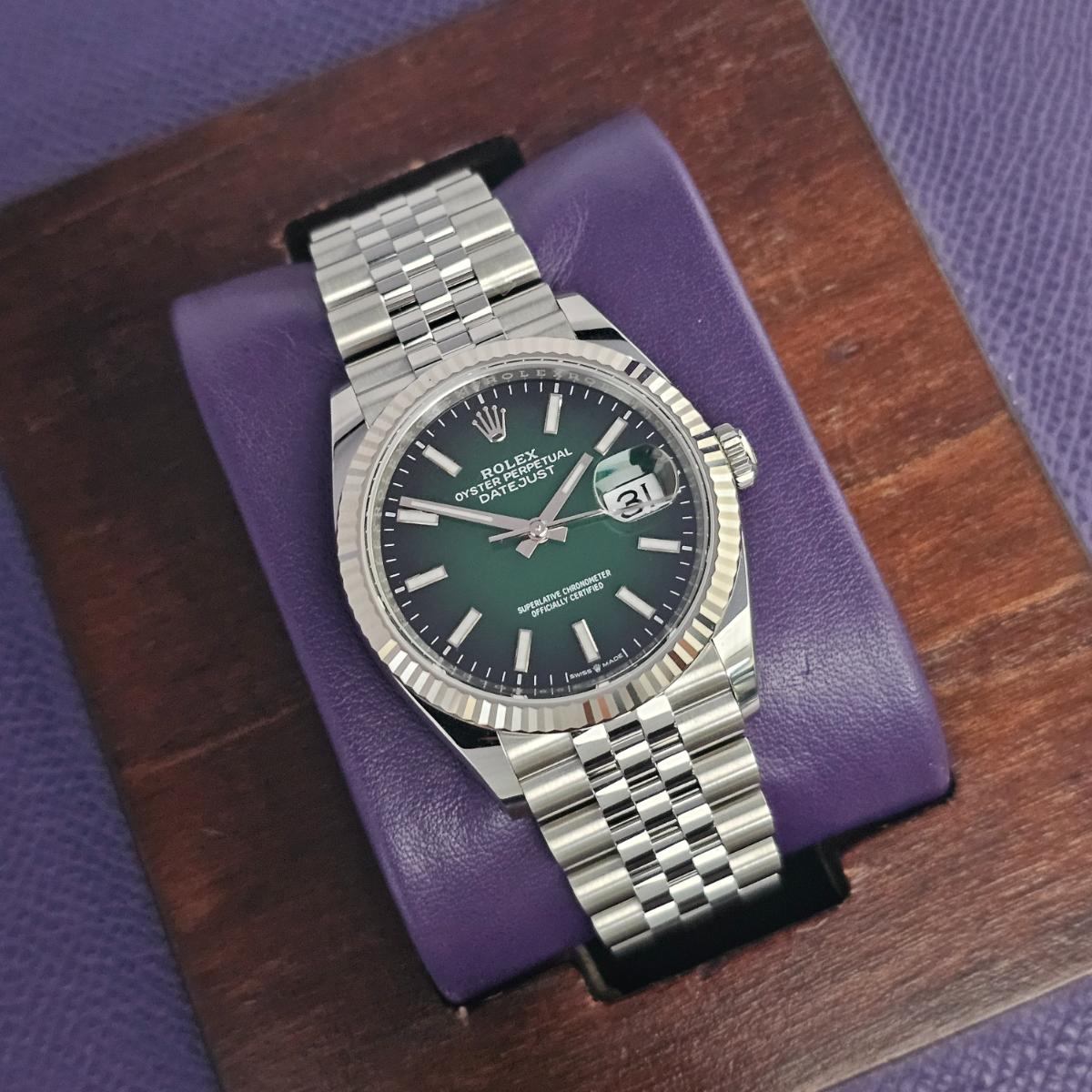 Rolex Datejust 126234 Green Ombre