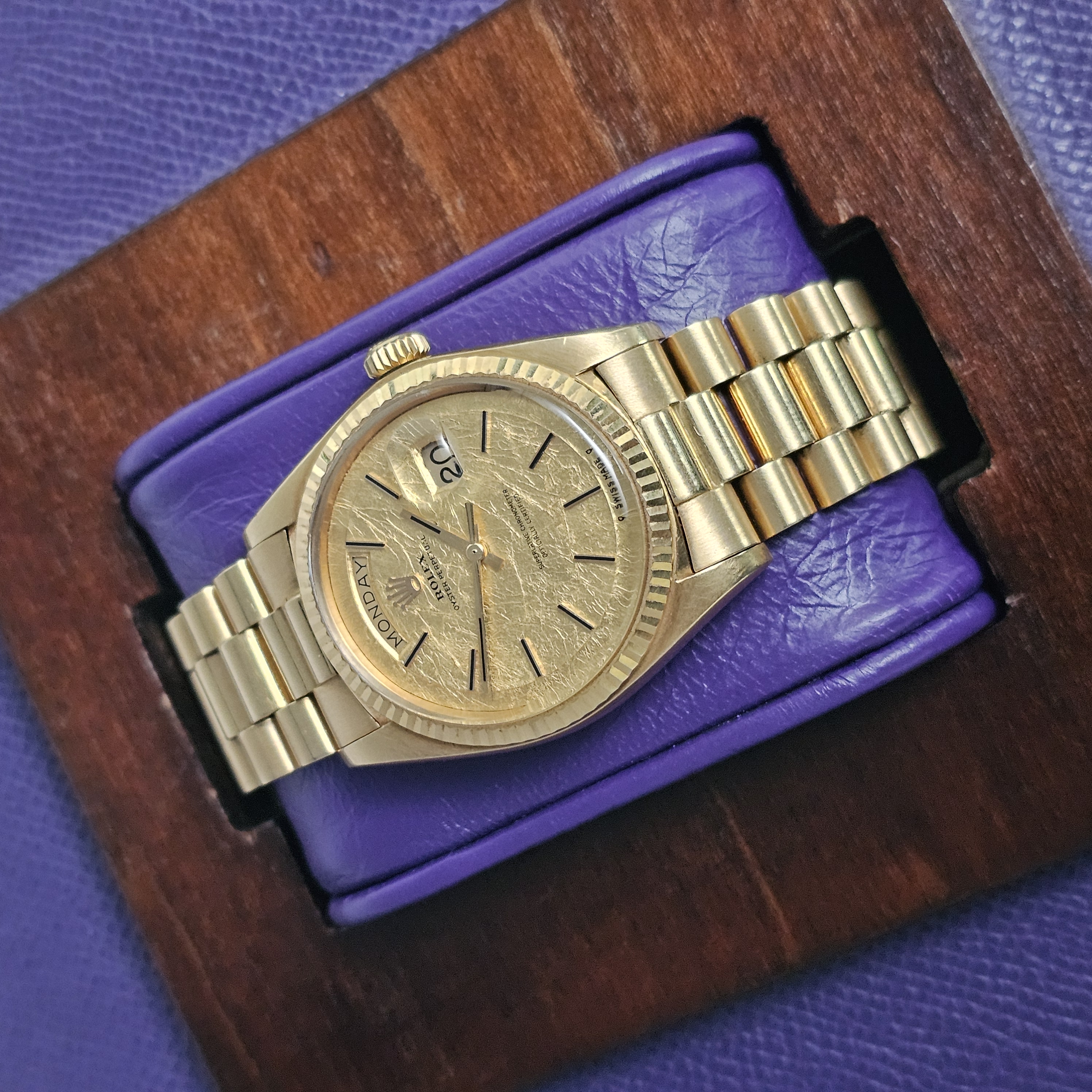 Rolex Day-Date 1803 Gold Leaf