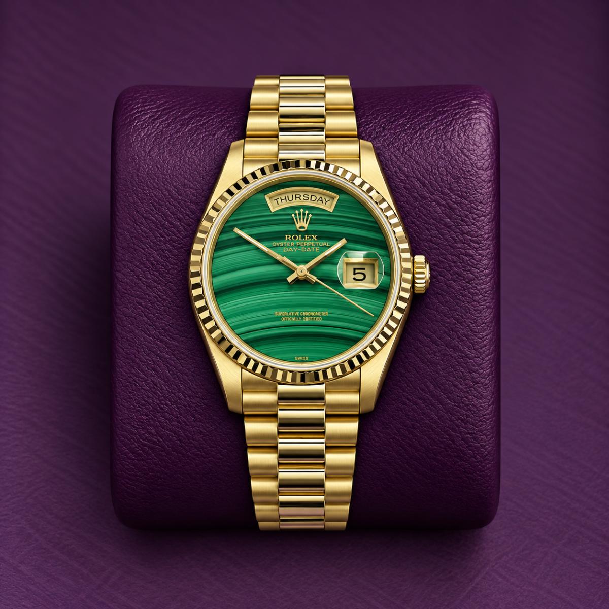 Rolex Day-Date Malachite 18238
