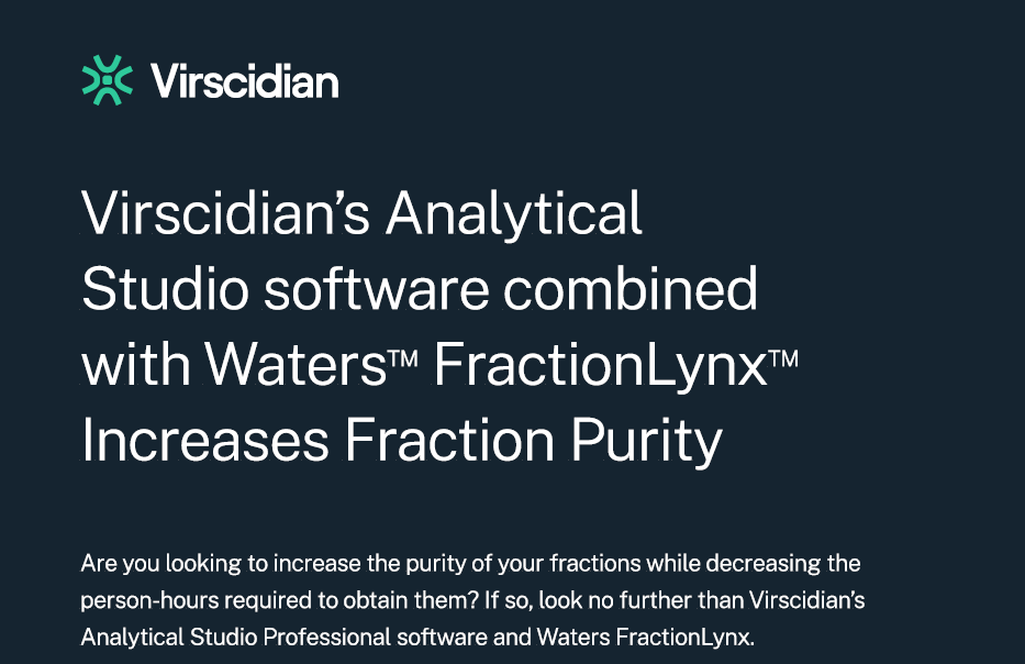 Increase Fraction Purity with Analytical Studio