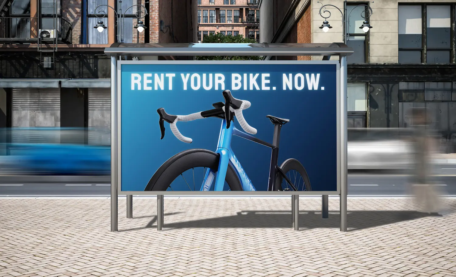 Render auf Plakat