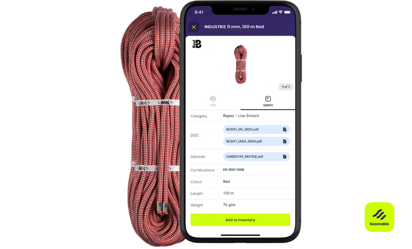 Software that supports 2D and NFC scanning for asset tracking
