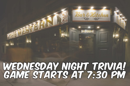Pub Trivia Screen shot - Wednesdays at 7:30pm