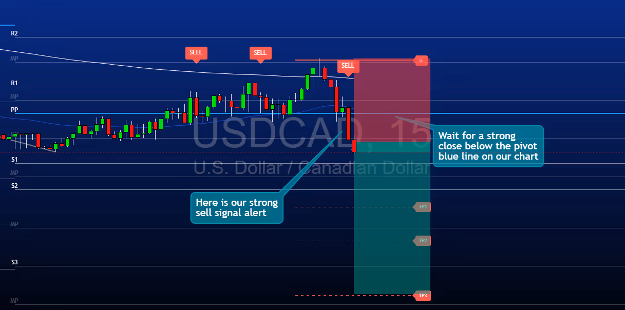 USD/CAD forex trading