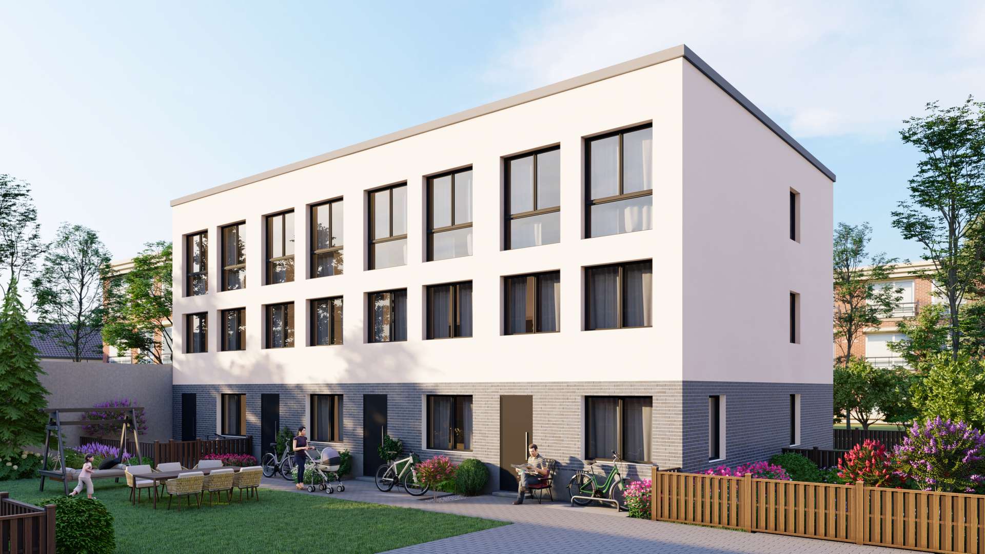 Reihenhäuser im Westend I Lindenau - Wohnbeispiel