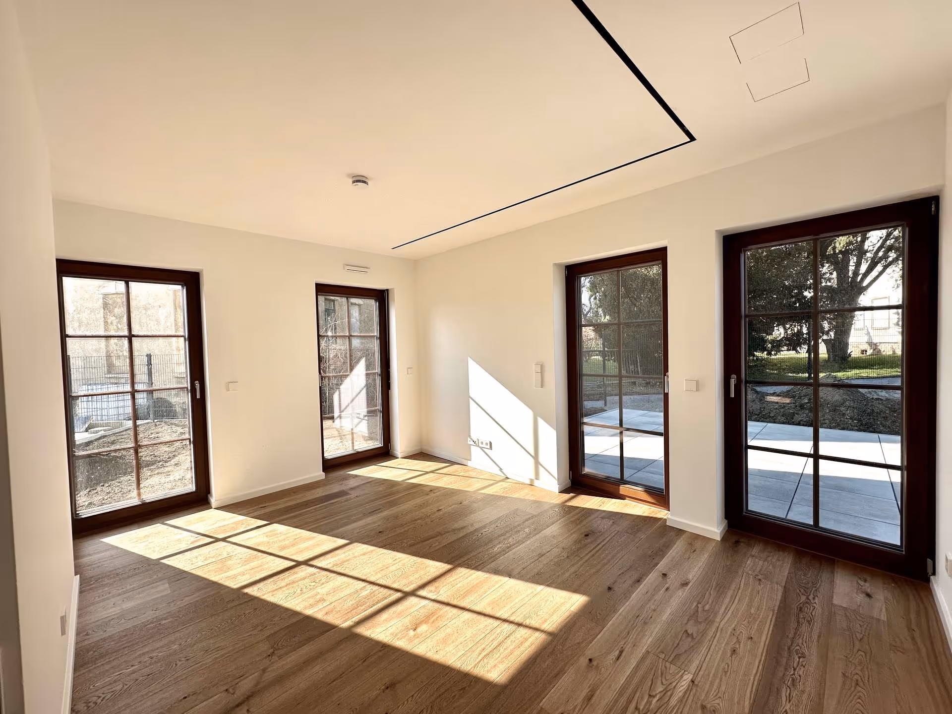 Il Palazzino - Gartenwohnung mit Sauna - Schlafzimmer zum Garten