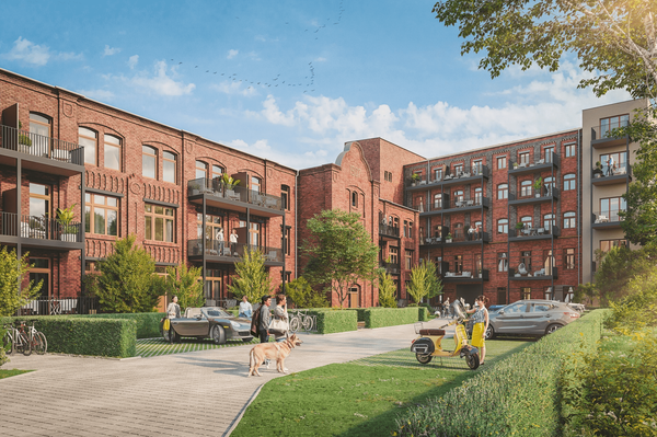 Buntpapierfabrik am Neumarkt - Wohnbeispiel Buntpapierfabrik