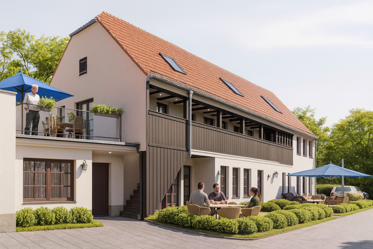 objektbild Das Ackerbürger Zunfthaus I Schkeuditz - Wohnbeispiel Innenhof