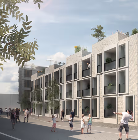  Nexus Haus im Mercatorviertel - Straßenansicht - Visualisierung