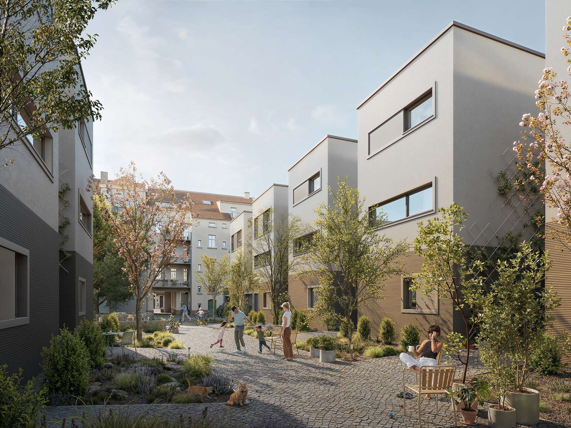 GeorgsHof - Townhäuser in Gohlis - Wohnbeispiel