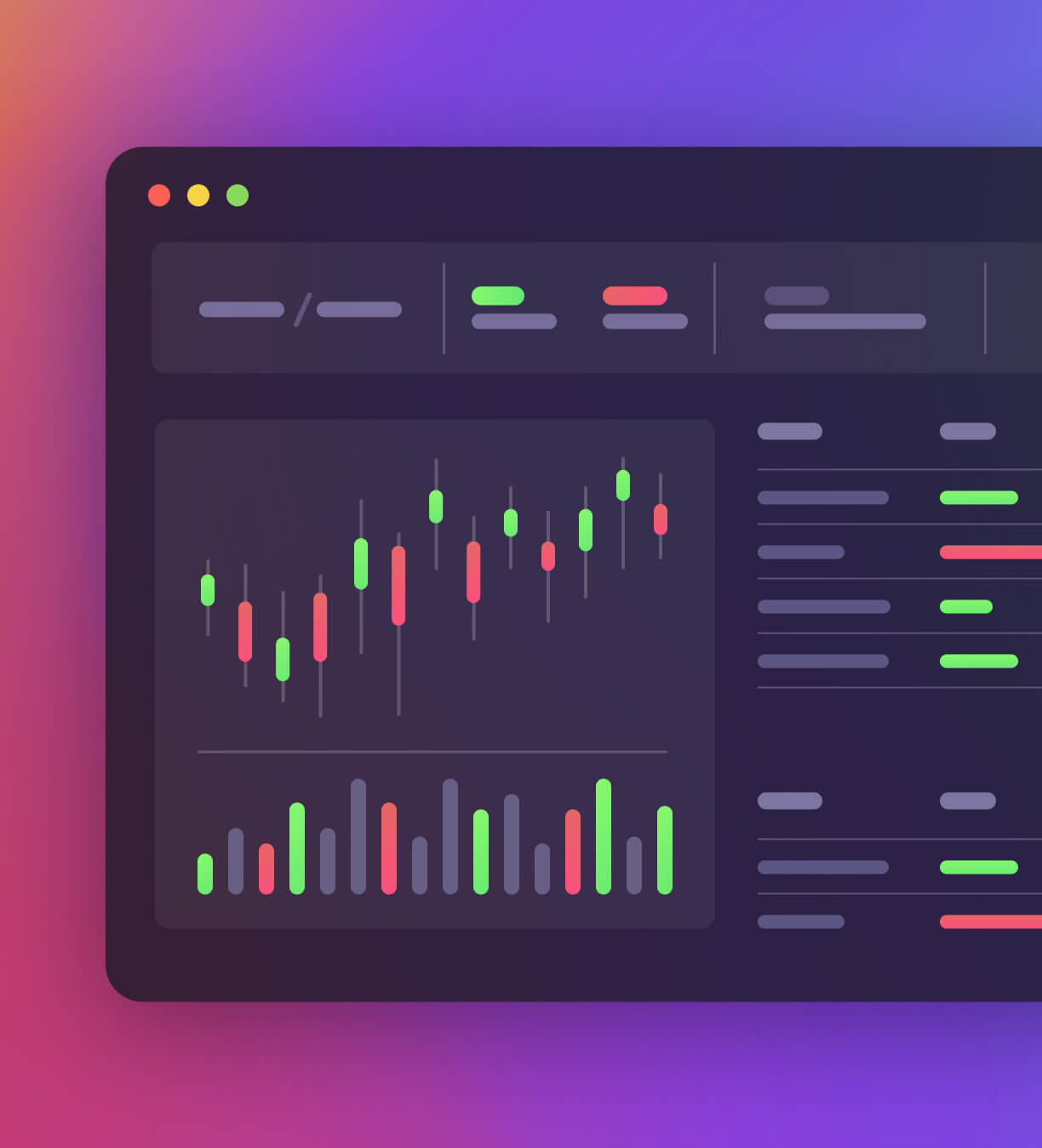 Alpha4 dashboard mockup