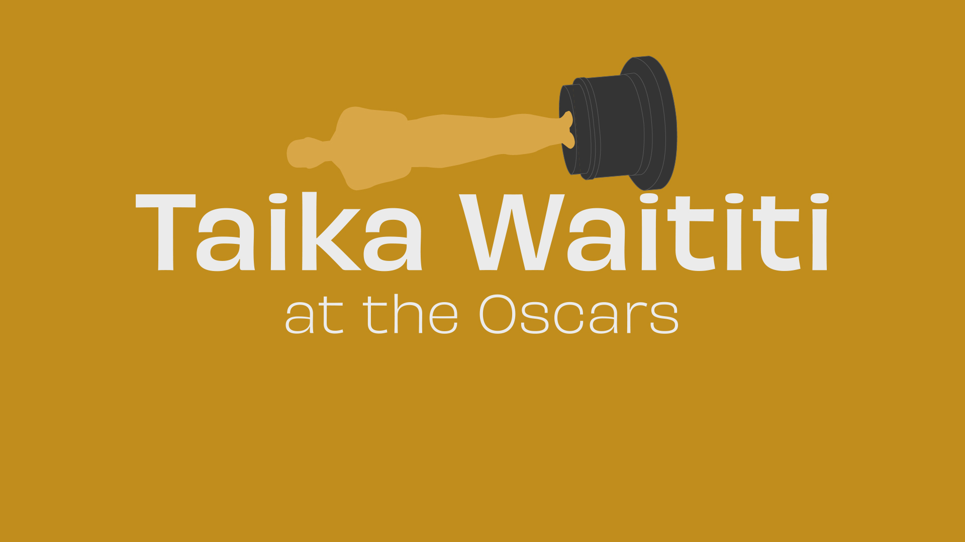 Taika Waititi at the Oscars