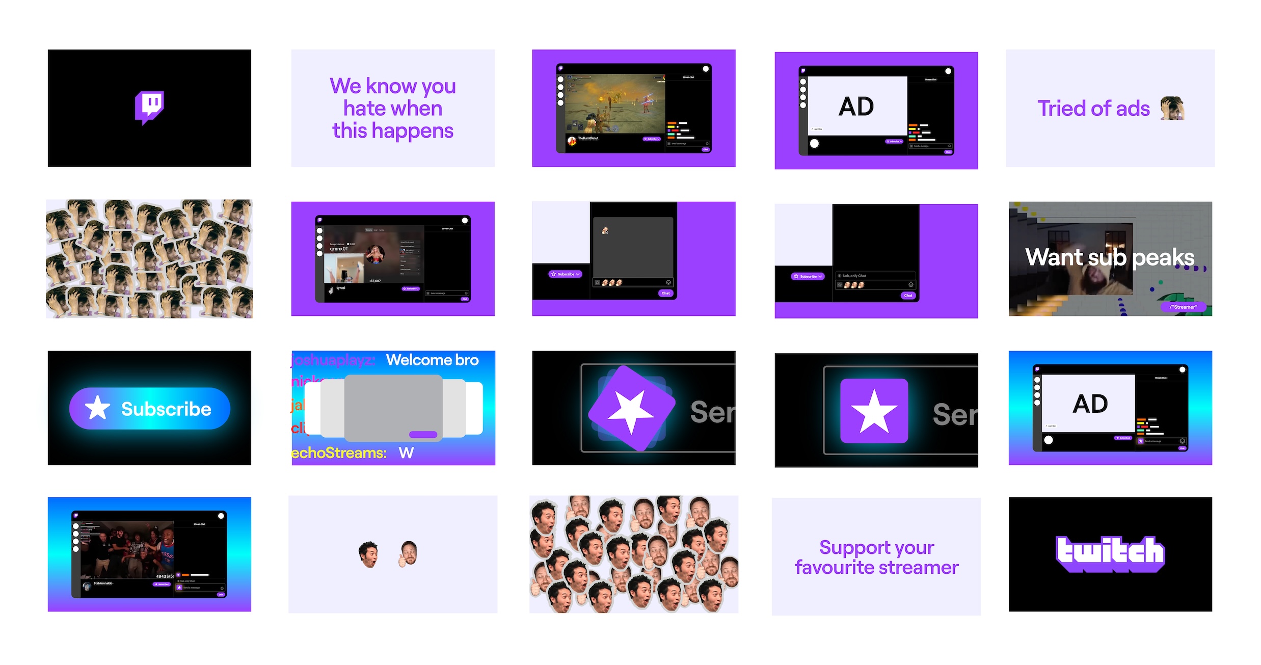 Twitch Promotional Ad Styleframing