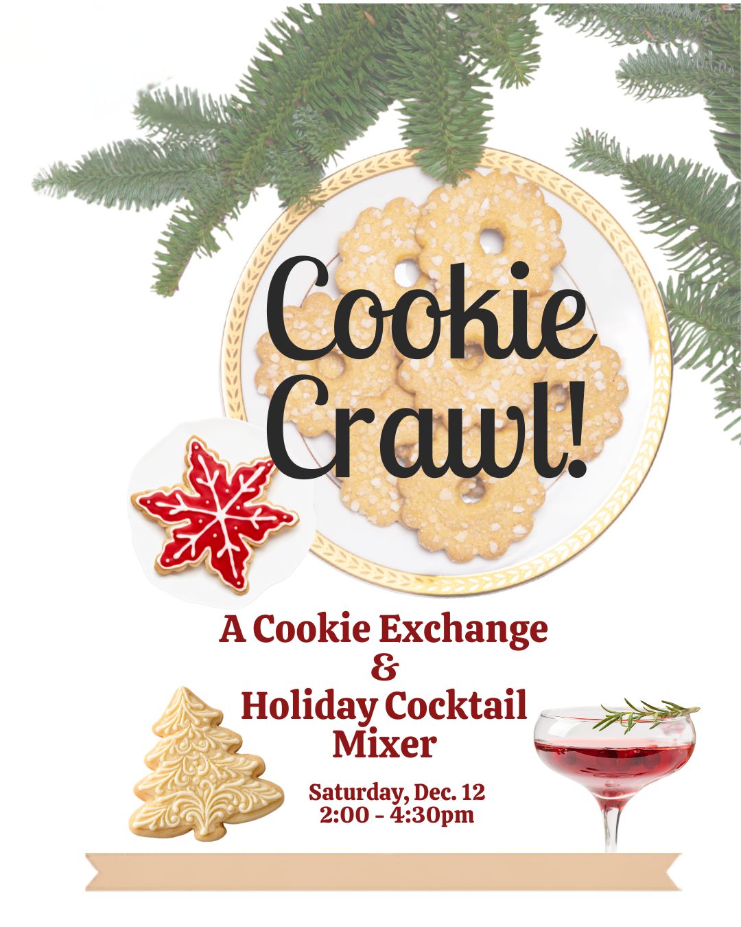 Christmas Cookie Exchange Poster